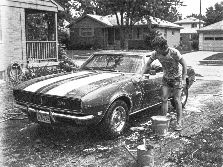 Washing a 1960's Camaro