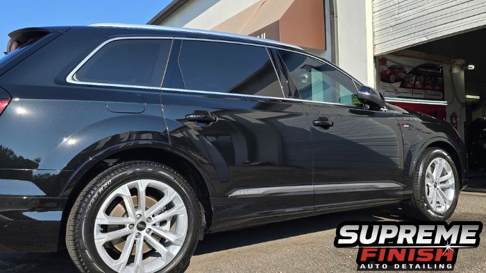 Audi Q7 Ceramic coating in raleigh nc