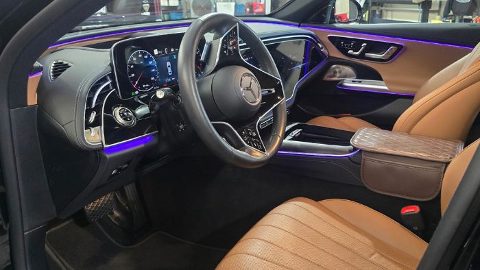 Mercedes-Benz E 450 with an interior ceramic coating by Supreme Finish
